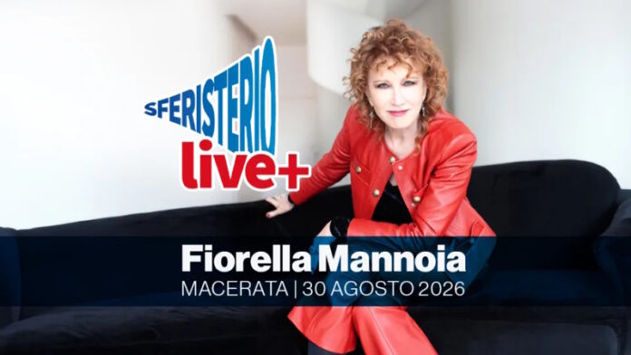 Sferisterio Live+ 2026: Il 30 Agosto a Macerata arriva Fiorella Mannoia