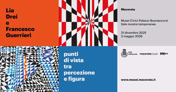 A Macerata la mostra “Punti di vista tra percezione e figura”: Lia Drei e Francesco Guerrieri a Palazzo Bonaccorsi