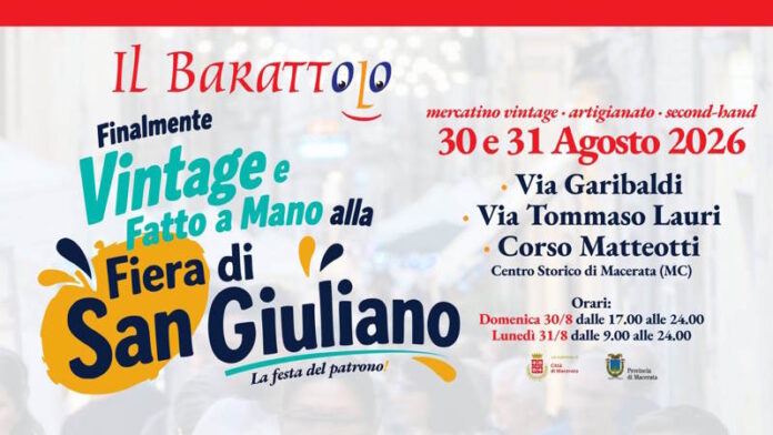 Il Barattolo arriva a San Giuliano: per la prima volta a Macerata l'edizione speciale per il patrono
